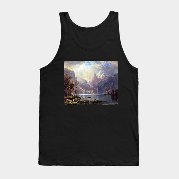 Lake Tahoe by Albert Bierstadt Tank Top by MasterpieceCafe